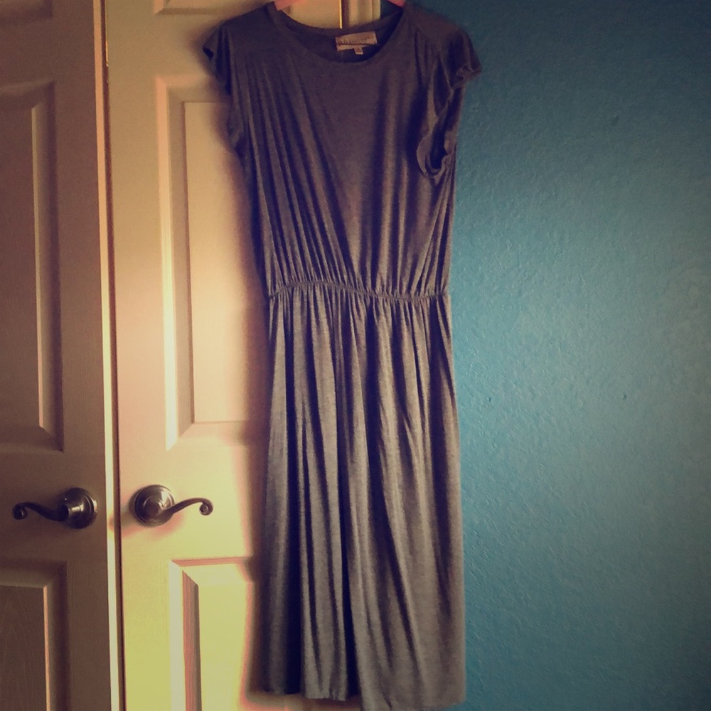 Gray jersey midi Philosophy dress Size M